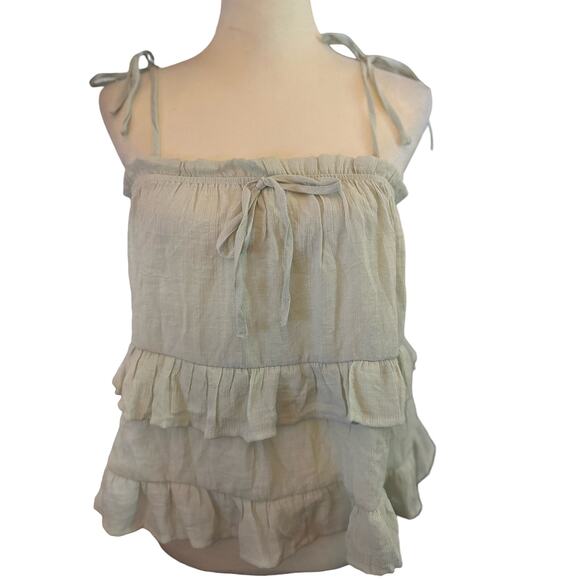 Blu Pepper Ruffle Tiered Top, Size Large, NWT - Picture 1 of 9